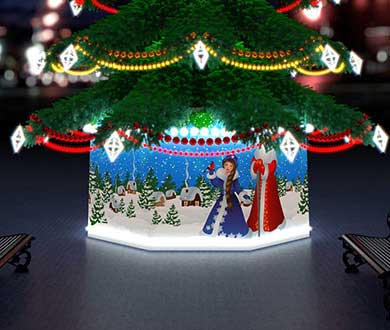 Ограждения для ёлок в Горно-Алтайске