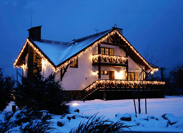 Гирлянды для фасадов в Горно-Алтайске