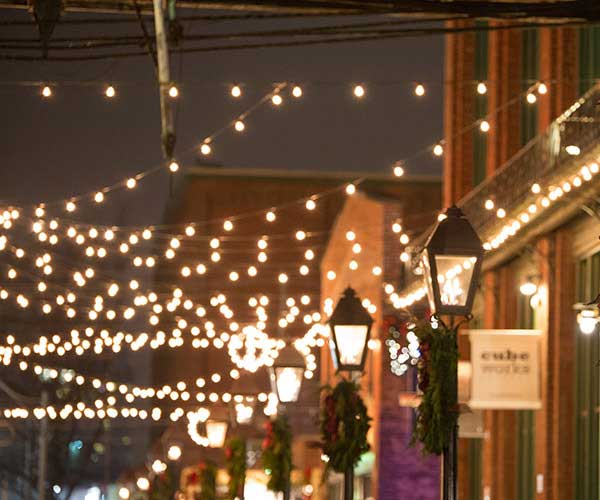 Гирлянды для улицы в Горно-Алтайске